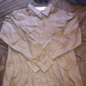Cinch rodeo shirt.